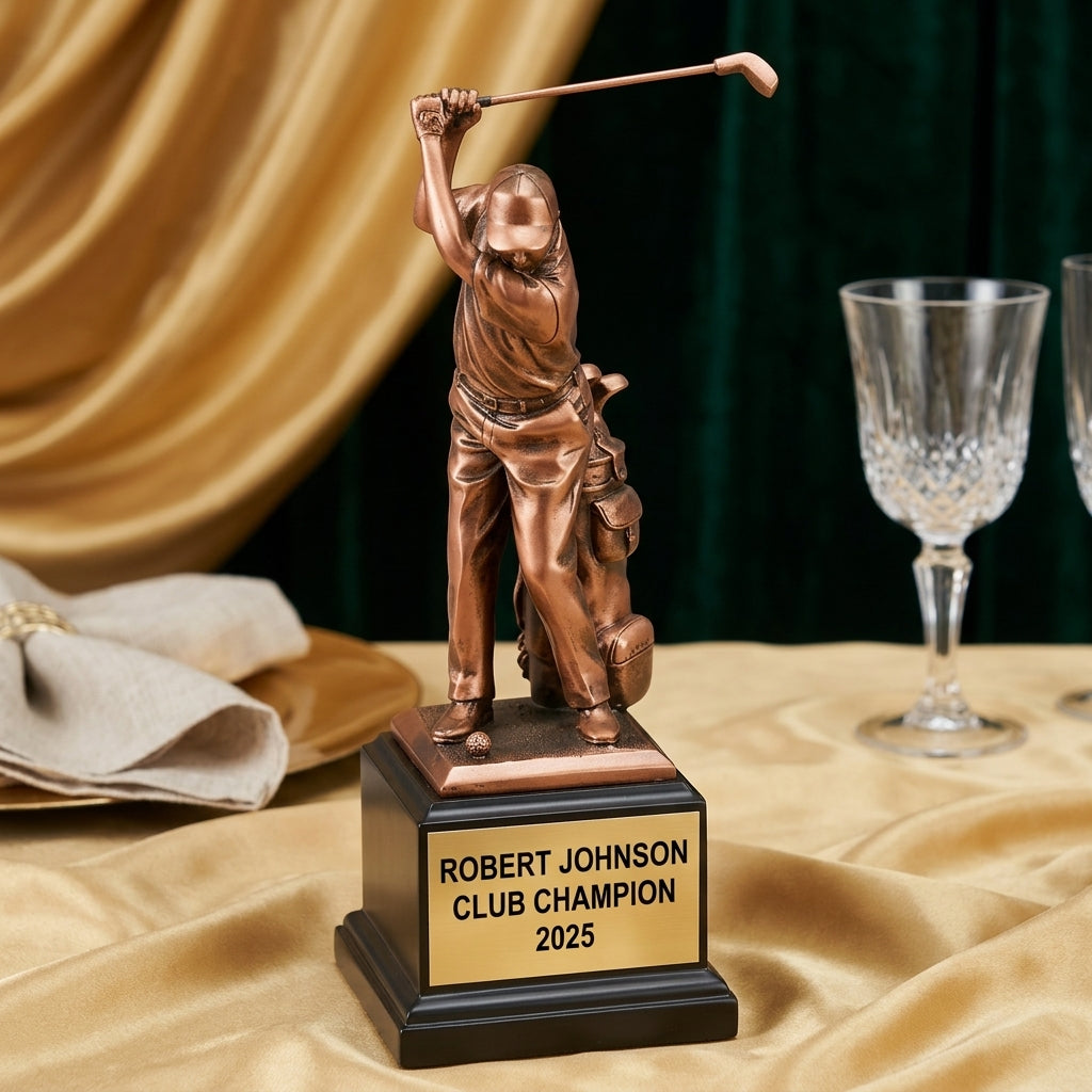 Personalized | Golf Award | Custom Engraved | Golf Trophy | Personalized Golf | Engraved Award | Custom Golf | Tournament Prize - View 2