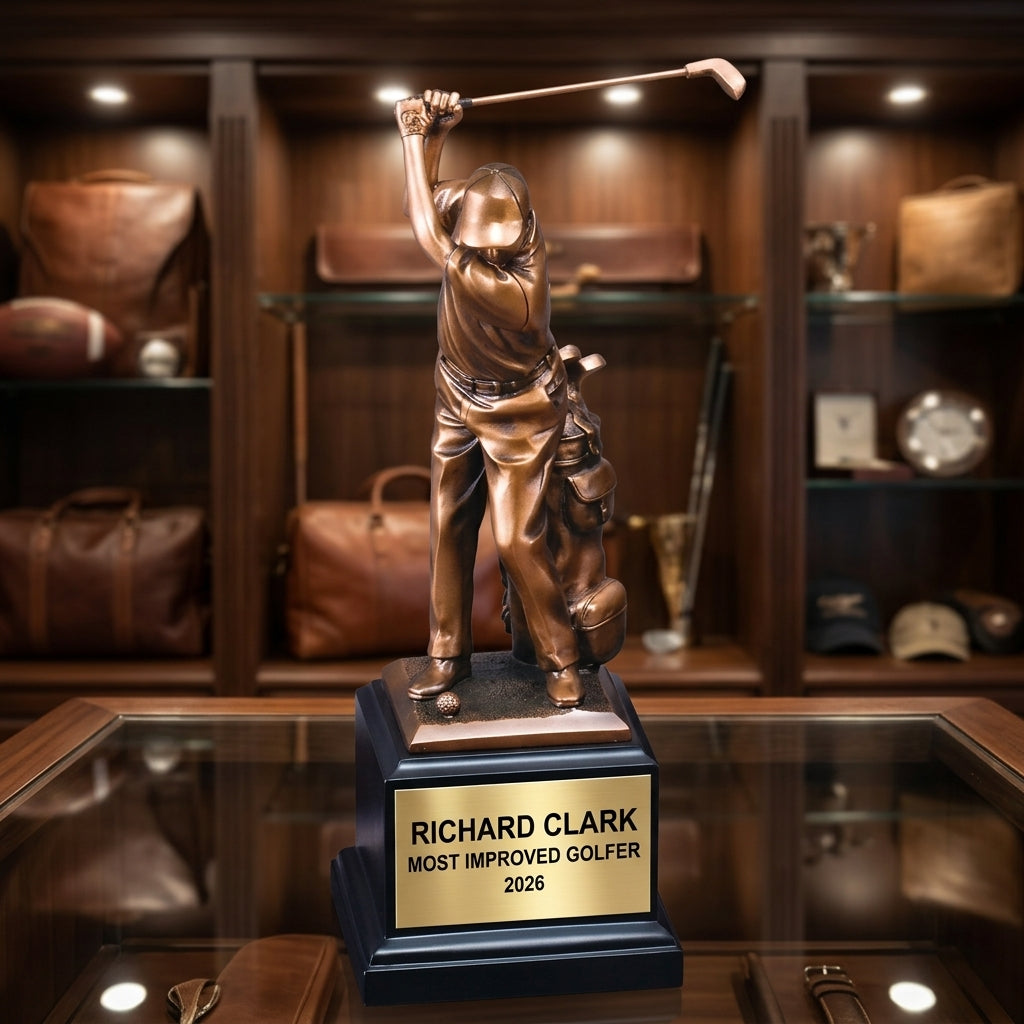 Personalized | Golf Award | Custom Engraved | Golf Trophy | Personalized Golf | Engraved Award | Custom Golf | Tournament Prize - View 3