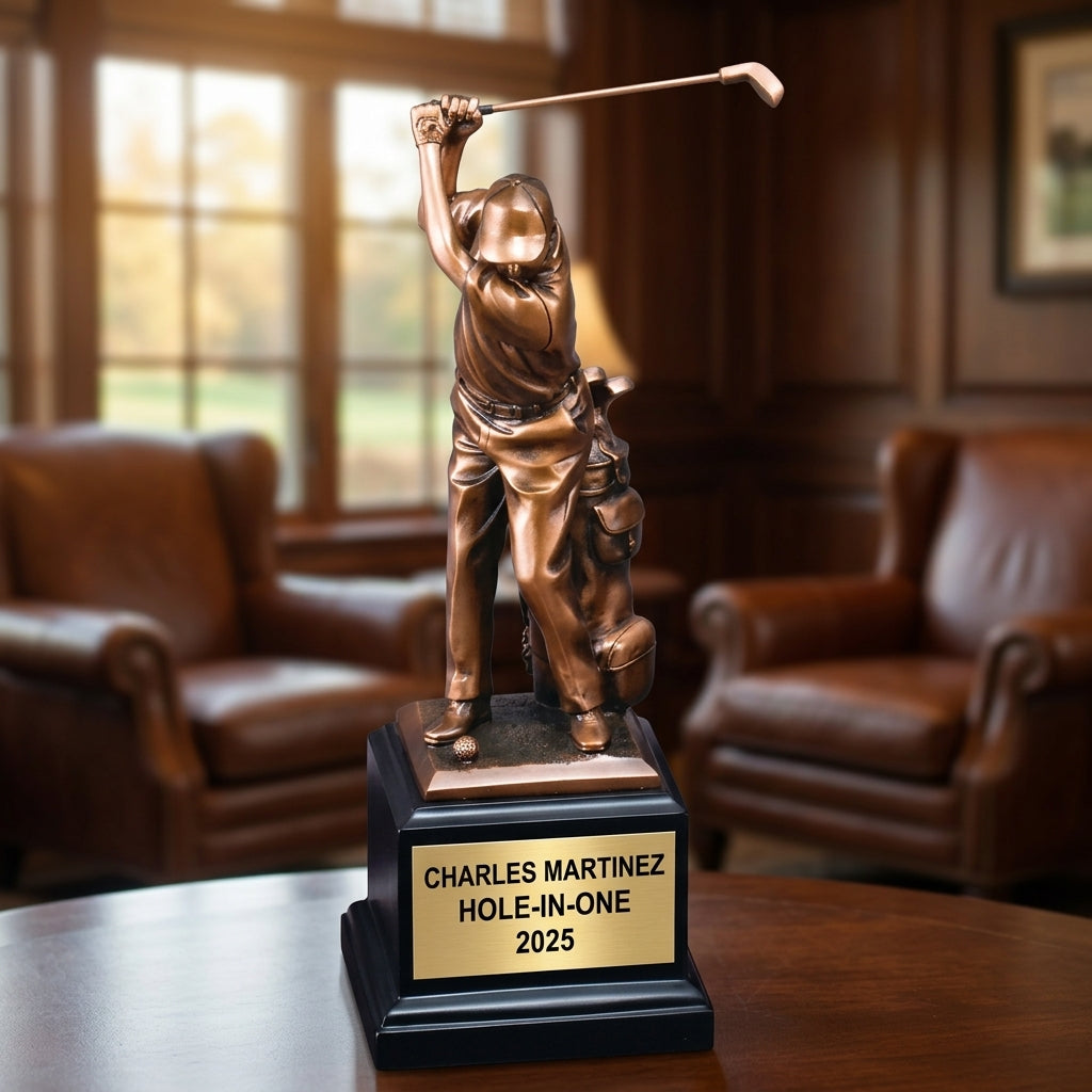 Personalized | Golf Award | Custom Engraved | Golf Trophy | Personalized Golf | Engraved Award | Custom Golf | Tournament Prize - View 4