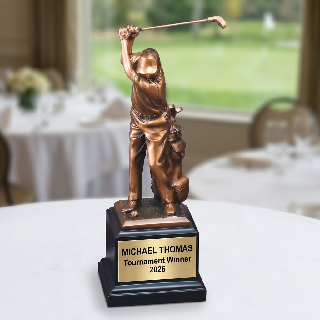 Personalized | Golf Award | Custom Engraved | Golf Trophy | Personalized Golf | Engraved Award | Custom Golf | Tournament Prize - View 5