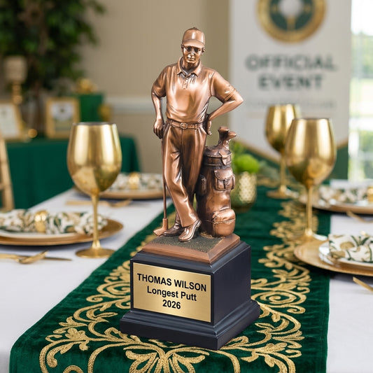Personalized | Golf Award | Custom Engraved | Golf Trophy | Golfer Award | Engraved | Longest Drive | Tournament Prize | Retirement Gift - View 2