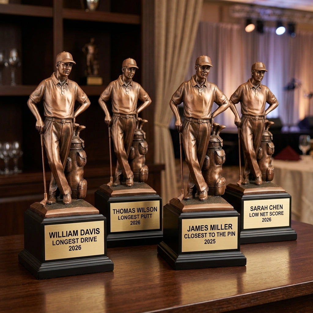 Personalized | Golf Award | Custom Engraved | Golf Trophy | Golfer Award | Engraved | Longest Drive | Tournament Prize | Retirement Gift - View 6