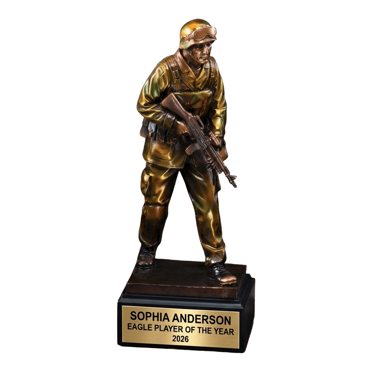 Personalized | Military Award | Custom Engraved | Military Trophy | Soldier Award | Veteran Gift | Personalized Engraved