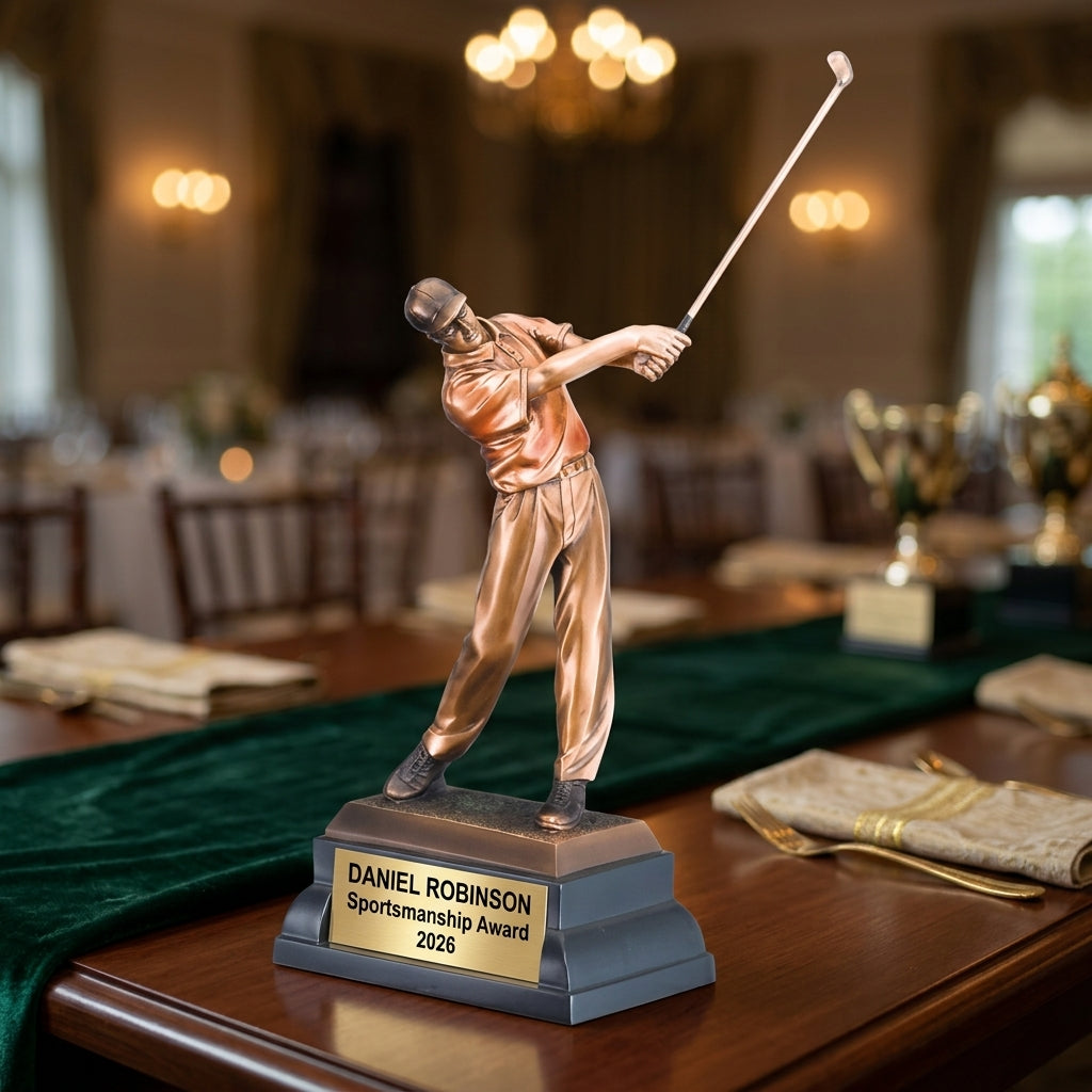 Personalized | Golf Award | Custom Engraved | Golf Trophy | Personalized Golf | Engraved Award | Golfer Gift | Tournament Prize - View 2