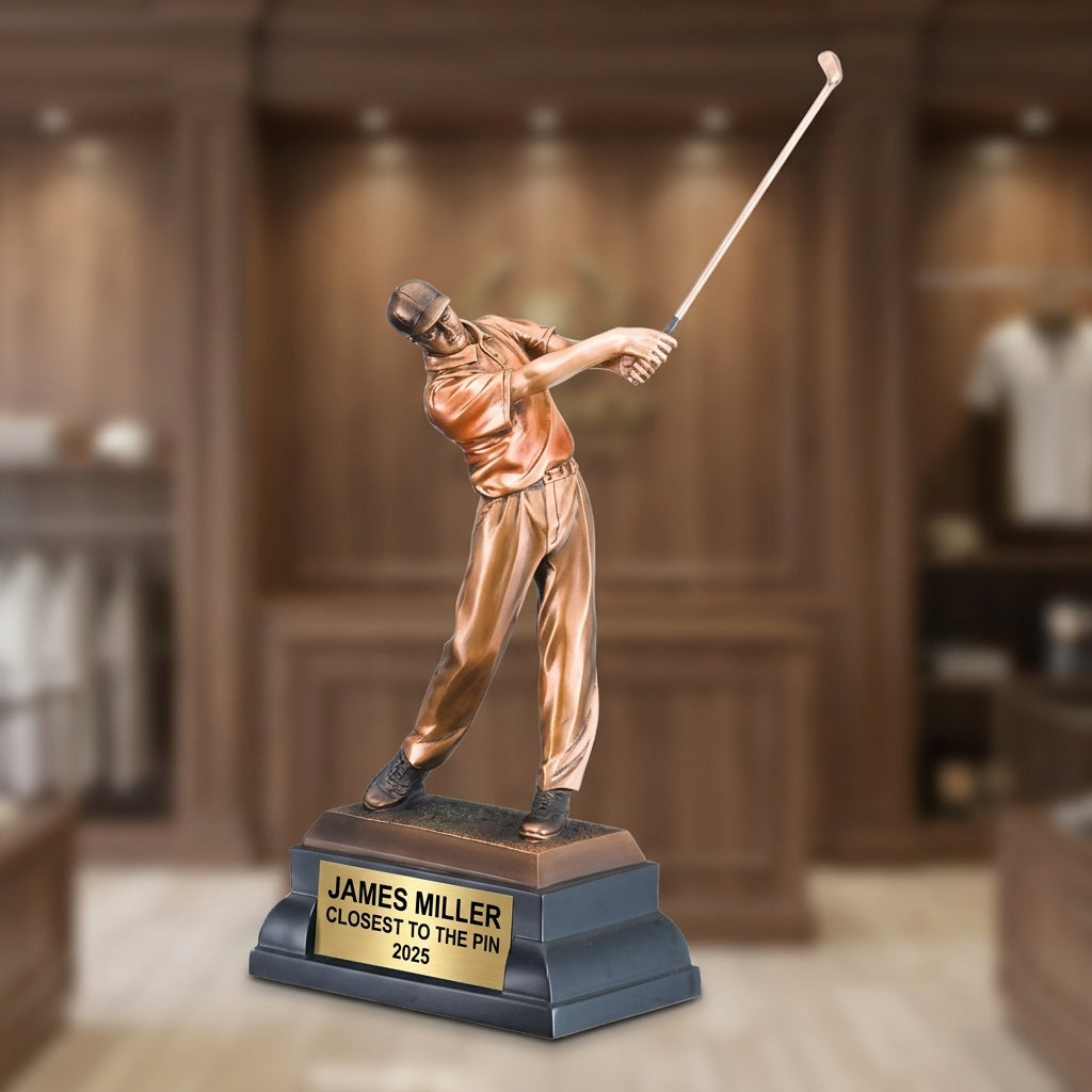 Personalized | Golf Award | Custom Engraved | Golf Trophy | Personalized Golf | Engraved Award | Golfer Gift | Tournament Prize - View 3