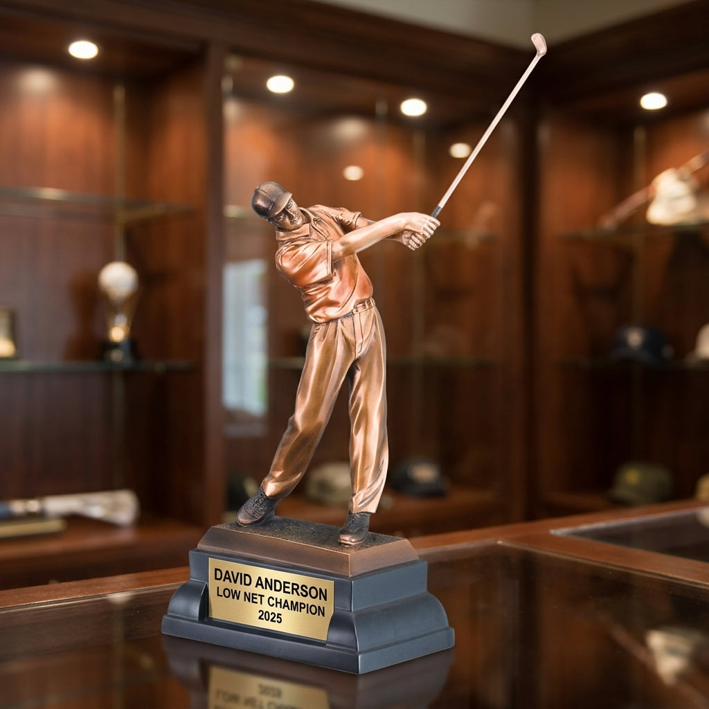 Personalized | Golf Award | Custom Engraved | Golf Trophy | Engraved Award | Personalized Golfer | Custom Golf | Tournament Prize - View 3