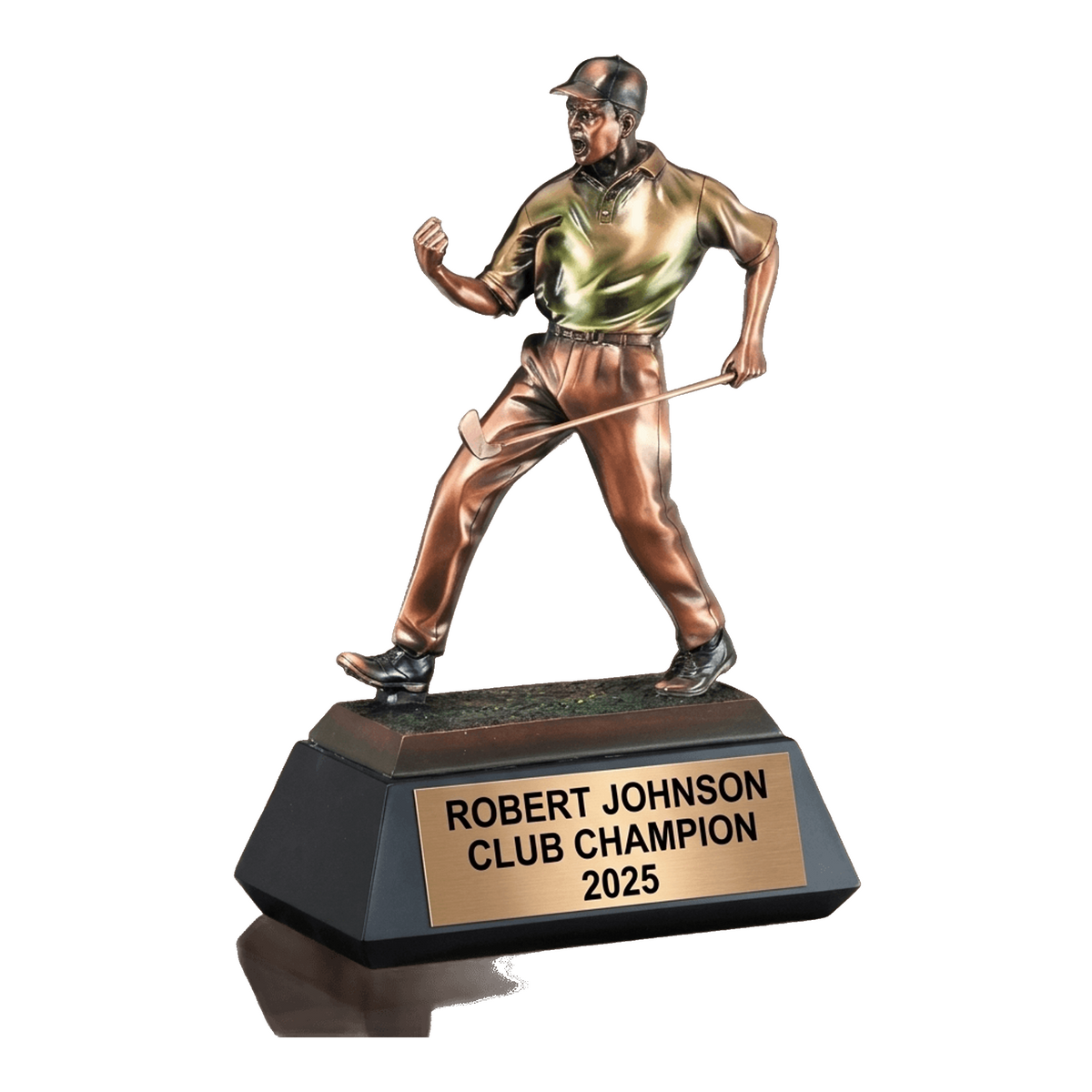 Golf Trophy Award | Personalized | Custom Engraved | Golfer Figurine | Golf Tournament Award | Champion | Hole in One | Gift for Golfer