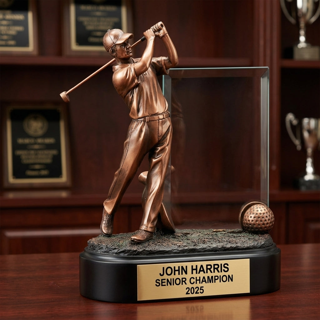 Personalized | Golf Award | Custom Engraved | Golf Trophy | Engraved Award | Custom Golfer | Tournament Prize | Personalized Gift - View 1