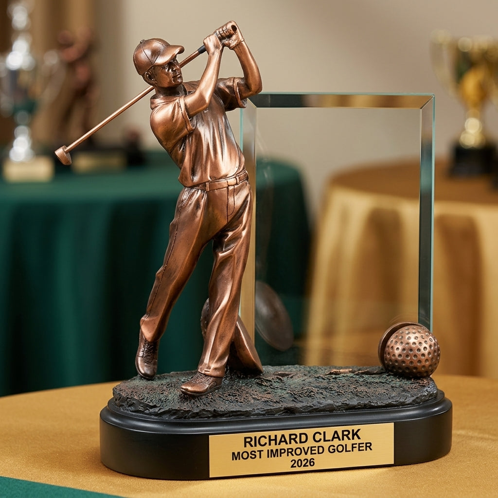 Personalized | Golf Award | Custom Engraved | Golf Trophy | Engraved Award | Custom Golfer | Tournament Prize | Personalized Gift - View 2