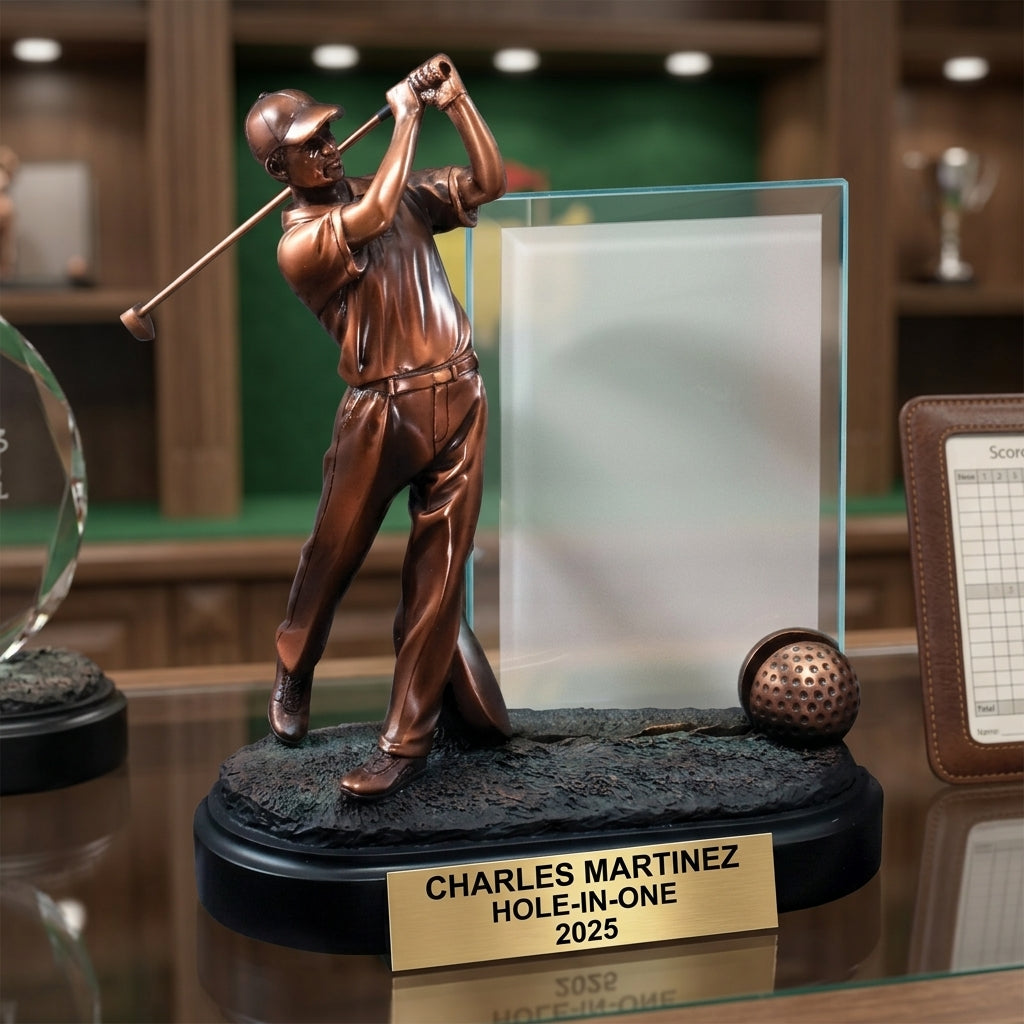 Personalized | Golf Award | Custom Engraved | Golf Trophy | Engraved Award | Custom Golfer | Tournament Prize | Personalized Gift - View 3