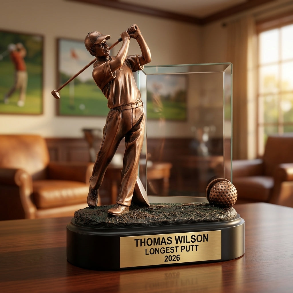 Personalized | Golf Award | Custom Engraved | Golf Trophy | Engraved Award | Custom Golfer | Tournament Prize | Personalized Gift - View 4