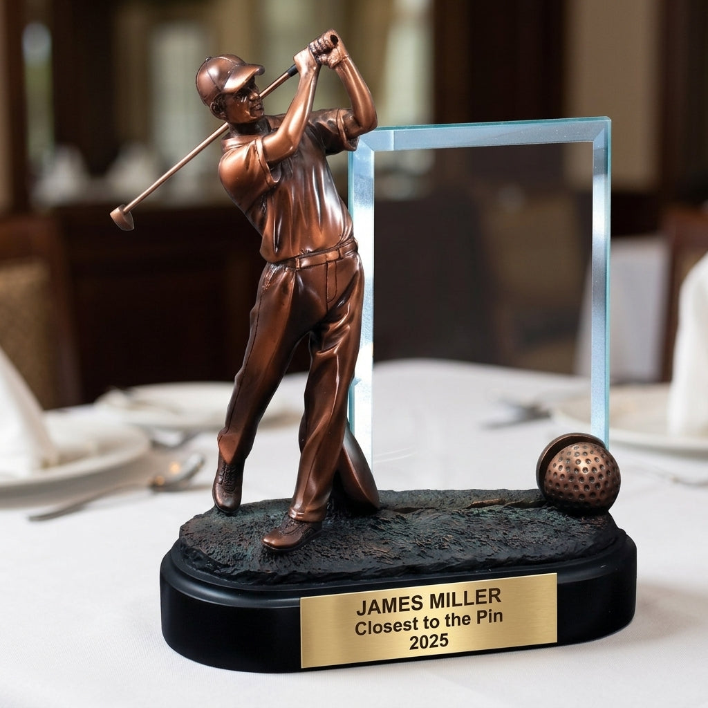 Personalized | Golf Award | Custom Engraved | Golf Trophy | Engraved Award | Custom Golfer | Tournament Prize | Personalized Gift - View 5