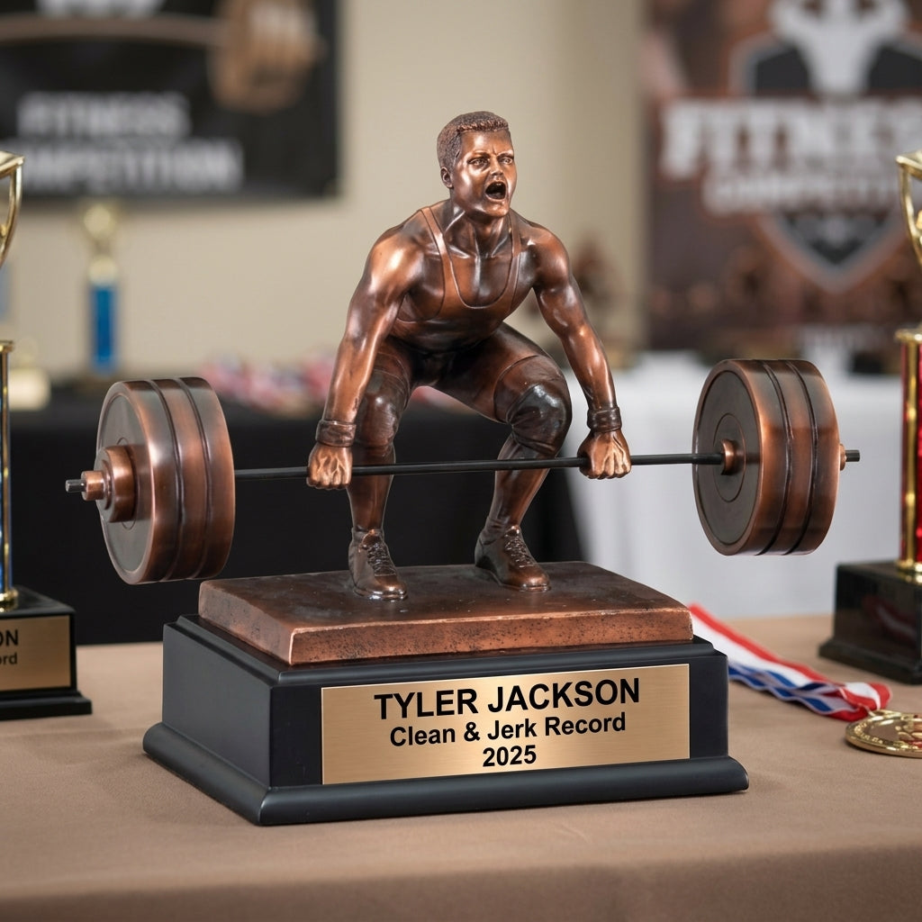 Weightlifting Trophy Award — view 2