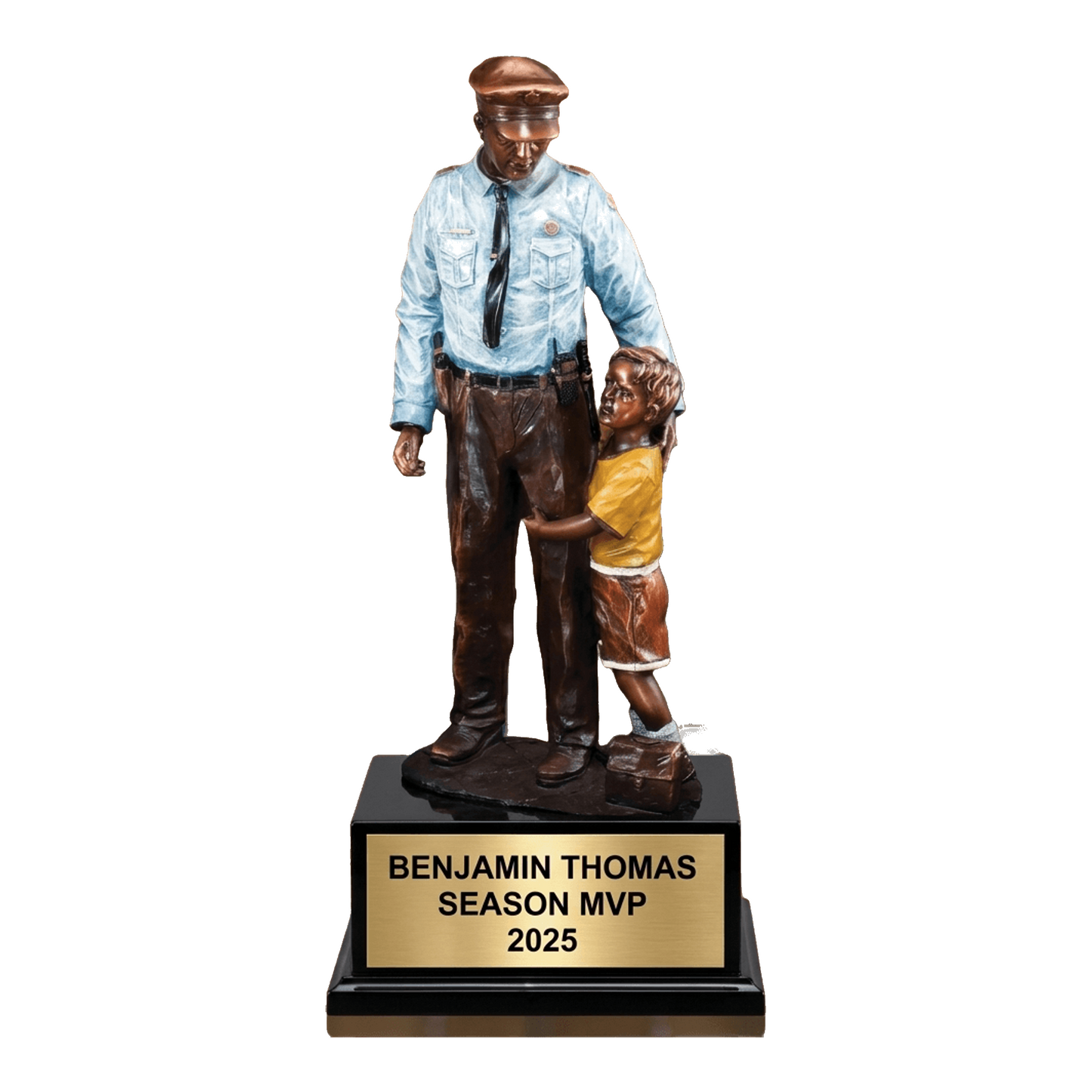 Personalized | Police Award | Custom Engraved | Police Officer | Law Enforcement | Community Hero | Personalized Award | Engraved Trophy