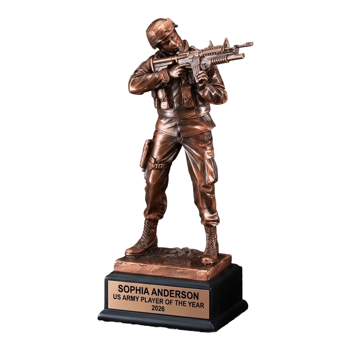 Military Award Trophy | Personalized | Custom Engraved | Retirement Gift | Service Recognition | Promotion | Veterans Day