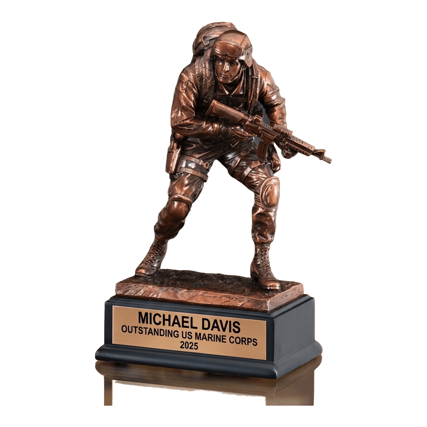 Military Trophy Award | Personalized | Custom Engraved | Retirement Gift | Service Award | Promotion | Veterans Day