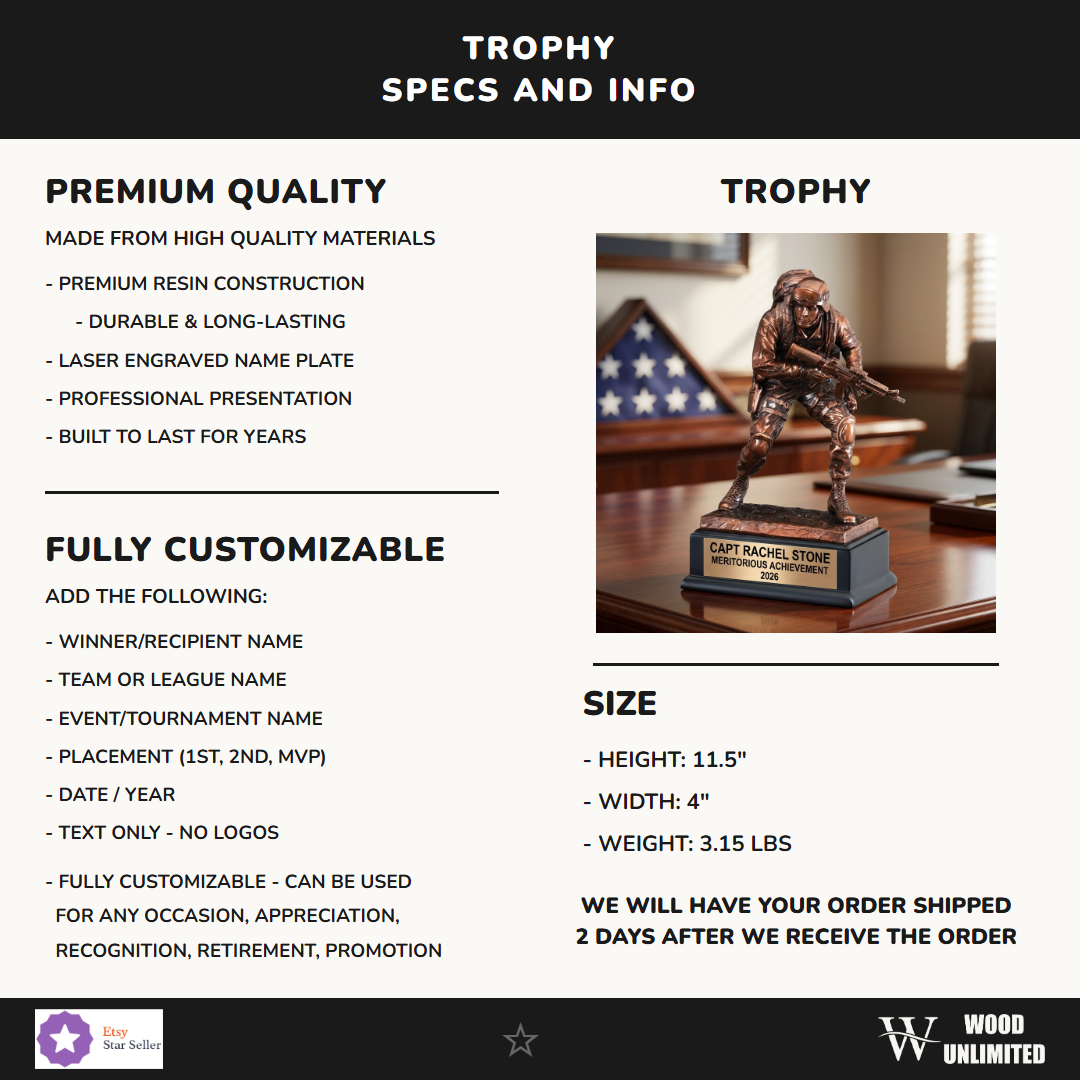 Victory Resin Award 11.5"