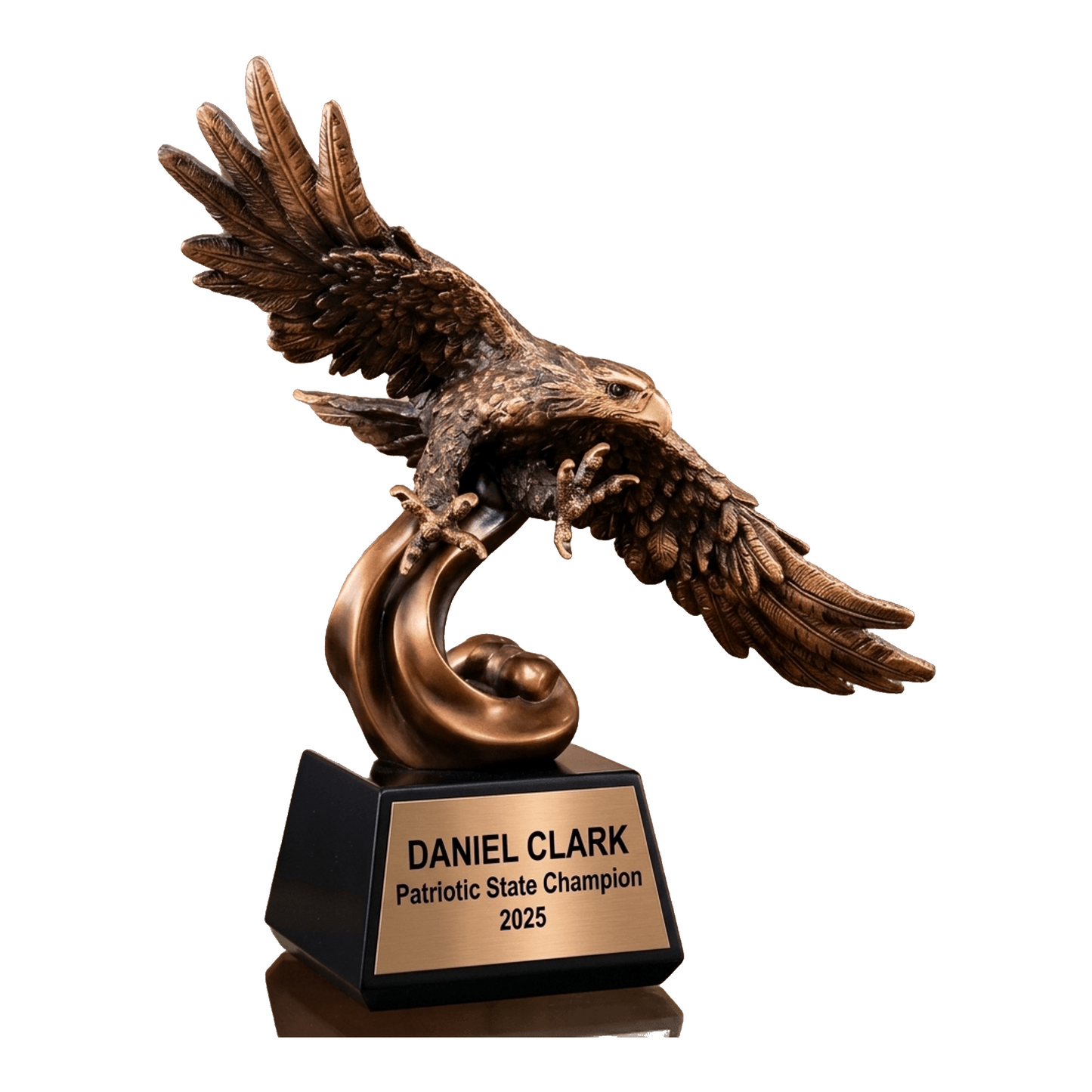 Patriotic Award Trophy | Personalized Eagle | Custom Engraved | American Pride | Military Gift | Retirement Award
