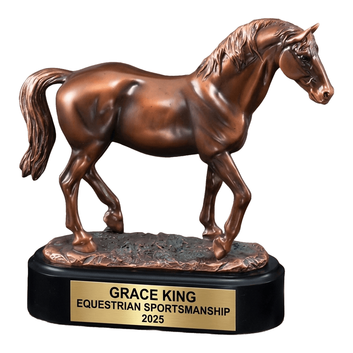 Personalized | Equestrian Award | Custom Engraved | Horse Trophy | Horse Riding | Show Jumping | Dressage | Champion Gift | Trainer Gift