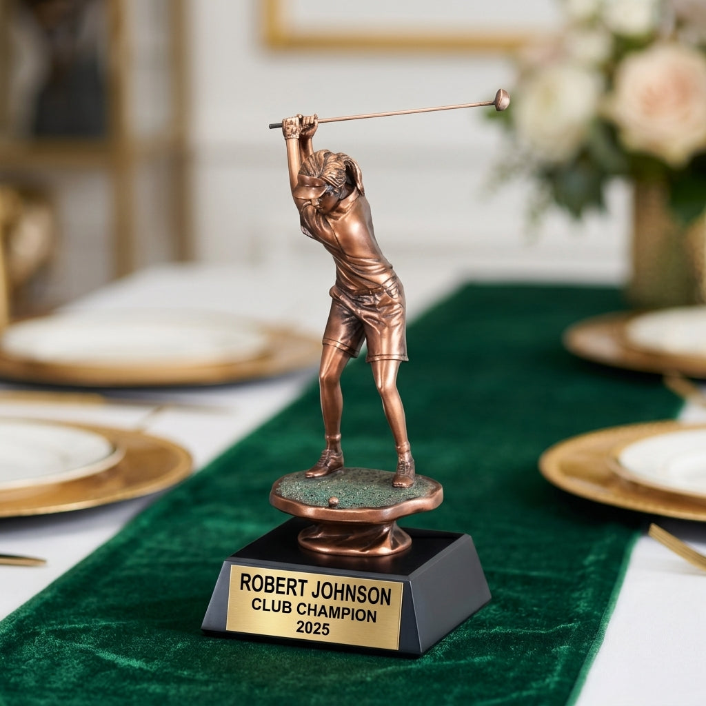 Personalized | Golf Award | Custom Engraved | Golf Trophy | Female Golfer | Personalized Award | Tournament Prize | Women's Golf - View 2