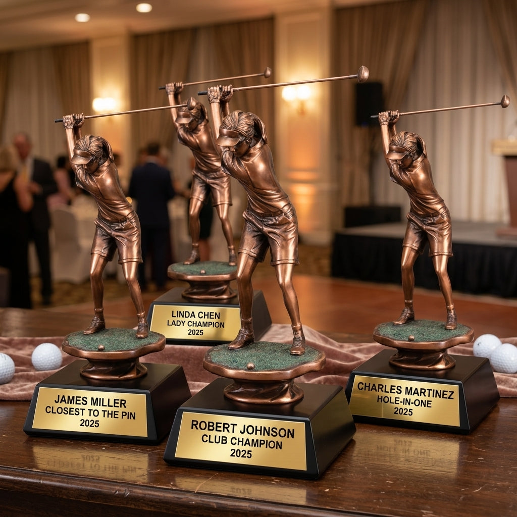 Personalized | Golf Award | Custom Engraved | Golf Trophy | Female Golfer | Personalized Award | Tournament Prize | Women's Golf - View 6