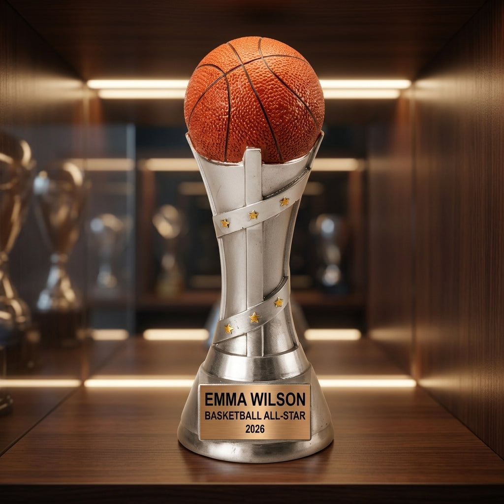 Basketball Trophy Award | Personalized Gift | Custom Engraved | Basketball Awards | Team Gifts | Player Trophy - View 1