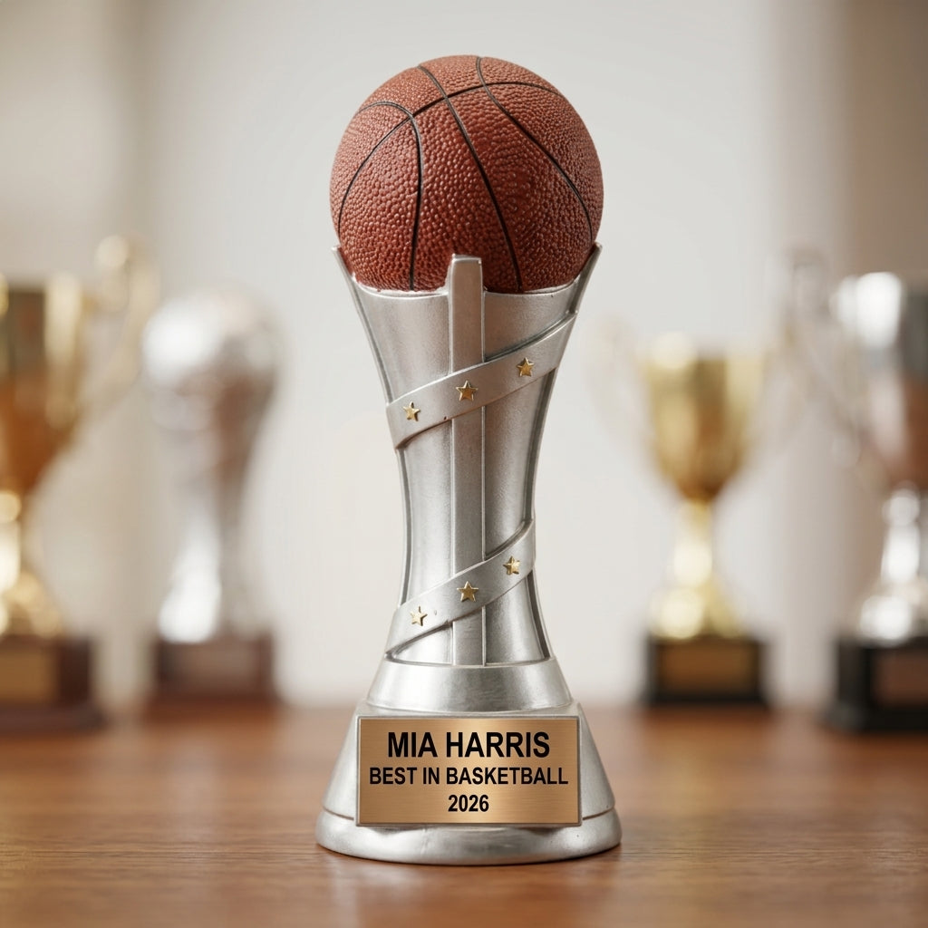 Basketball Trophy Award | Personalized Gift | Custom Engraved | Basketball Awards | Team Gifts | Player Trophy - View 4