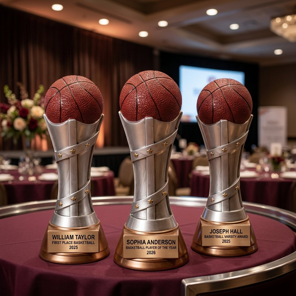 Basketball Trophy Award | Personalized | Custom Engraved | Basketball Gift | Team Award | Coach Gift | Basketball Tournament Award - View 6