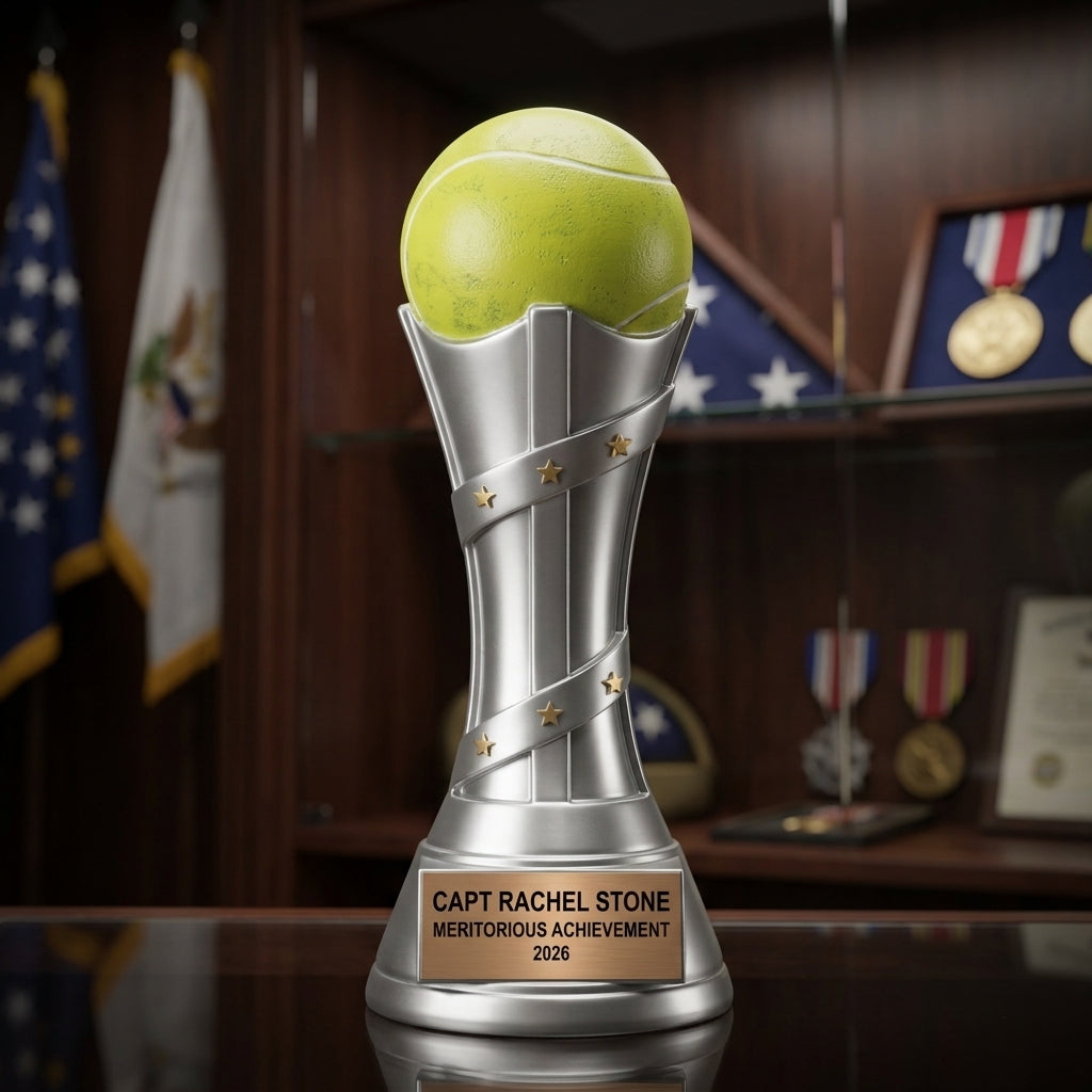 Tennis Trophy Award — view 4