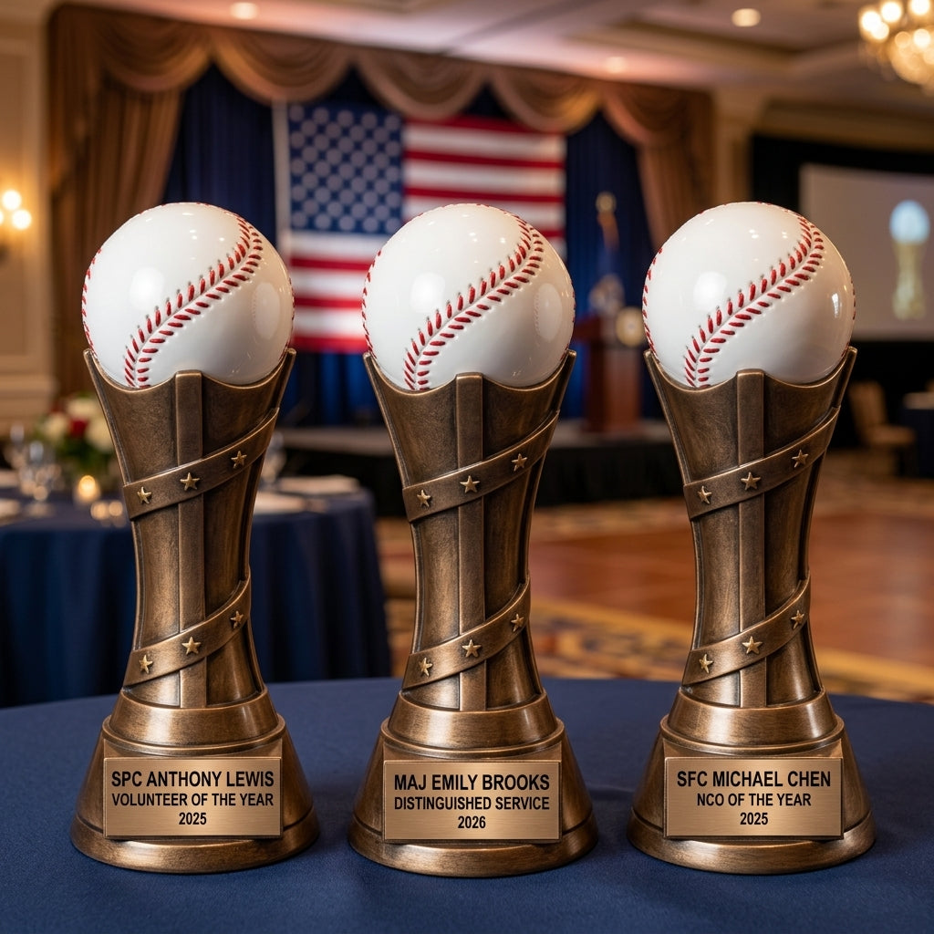 Baseball Trophy Award | Personalized | Custom Engraved | Baseball MVP Award | Team Gift | Baseball Gifts | Engraved Baseball Award - View 6