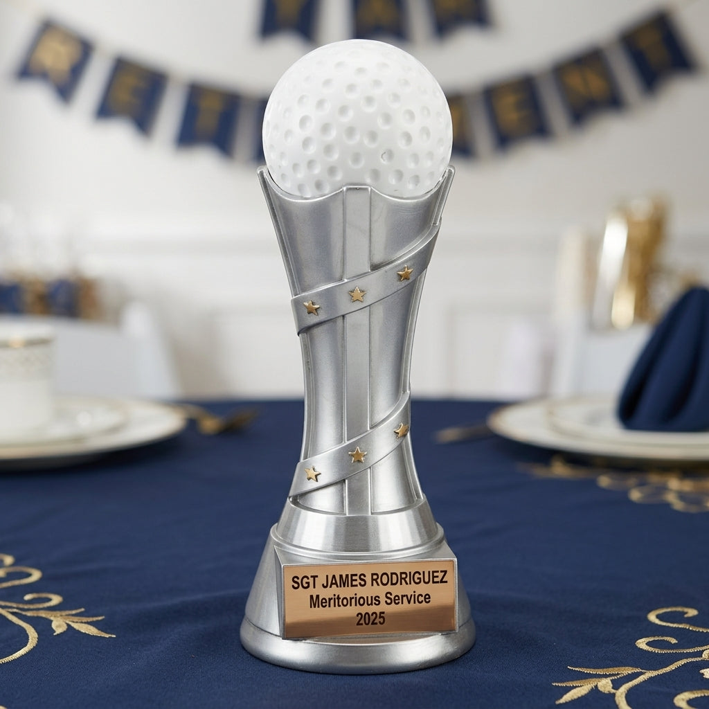 Golf Trophy Award | Personalized | Custom Engraved | Golf Tournament Prize | Champion Award | Golf Gift | Personalized Golf Award - View 2