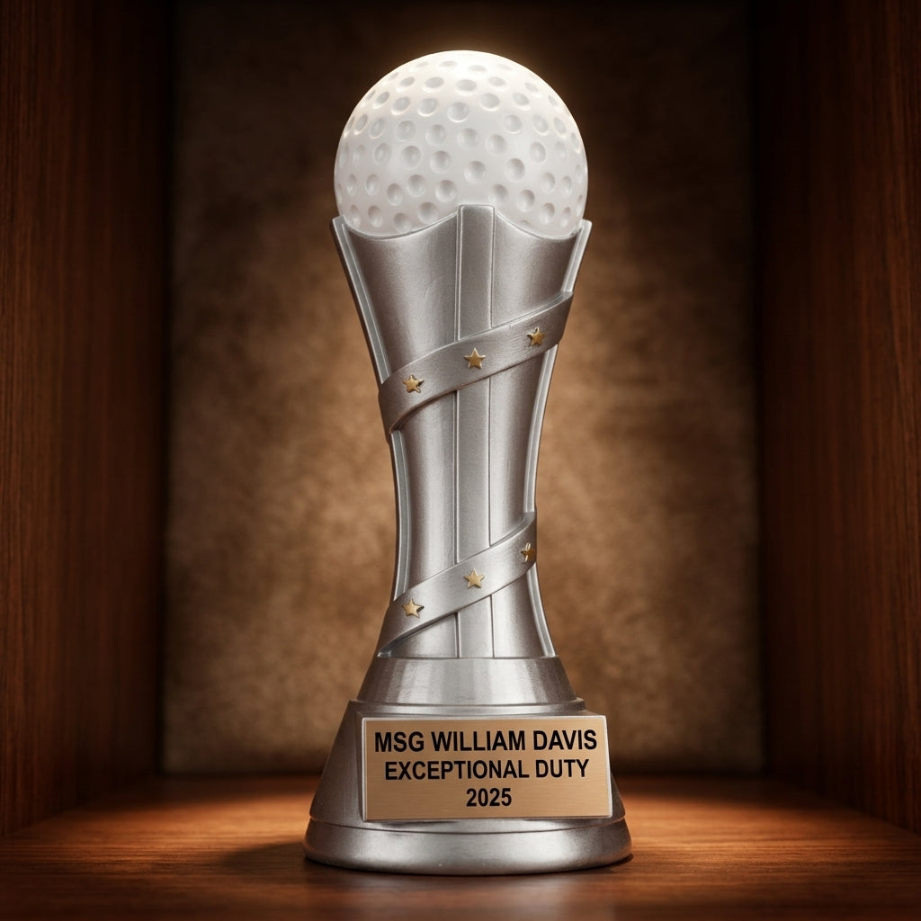 Golf Trophy Award | Personalized | Custom Engraved | Golf Tournament Prize | Champion Award | Golf Gift | Personalized Golf Award - View 4