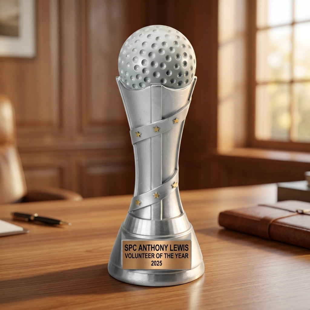 Golf Trophy Award | Personalized | Custom Engraved | Golf Tournament Prize | Champion Award | Golf Gift | Personalized Golf Award - View 5
