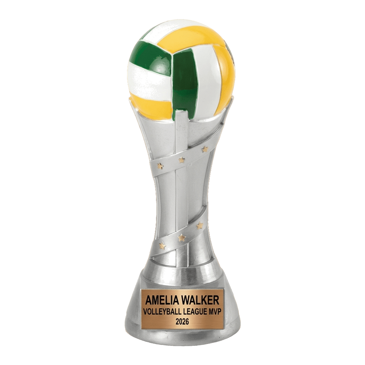Volleyball Trophy Award | Personalized | Custom Engraved Volleyball Gift | MVP Award | Volleyball Gifts for Players | Volleyball Coach Gift