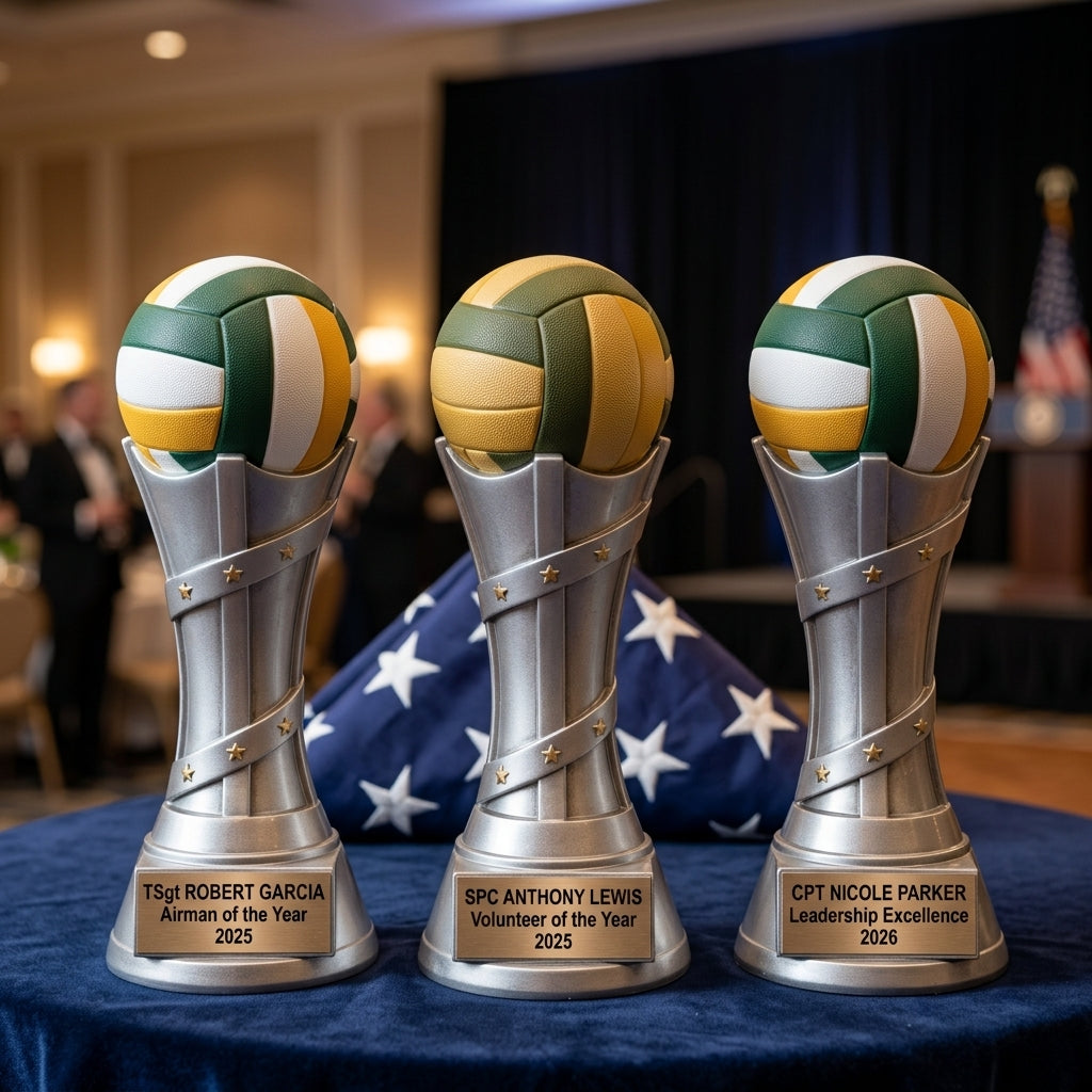 Volleyball Trophy Award | Personalized Gift | Custom Engraved | Volleyball MVP | Tournament Champion | Best Setter Award - View 6