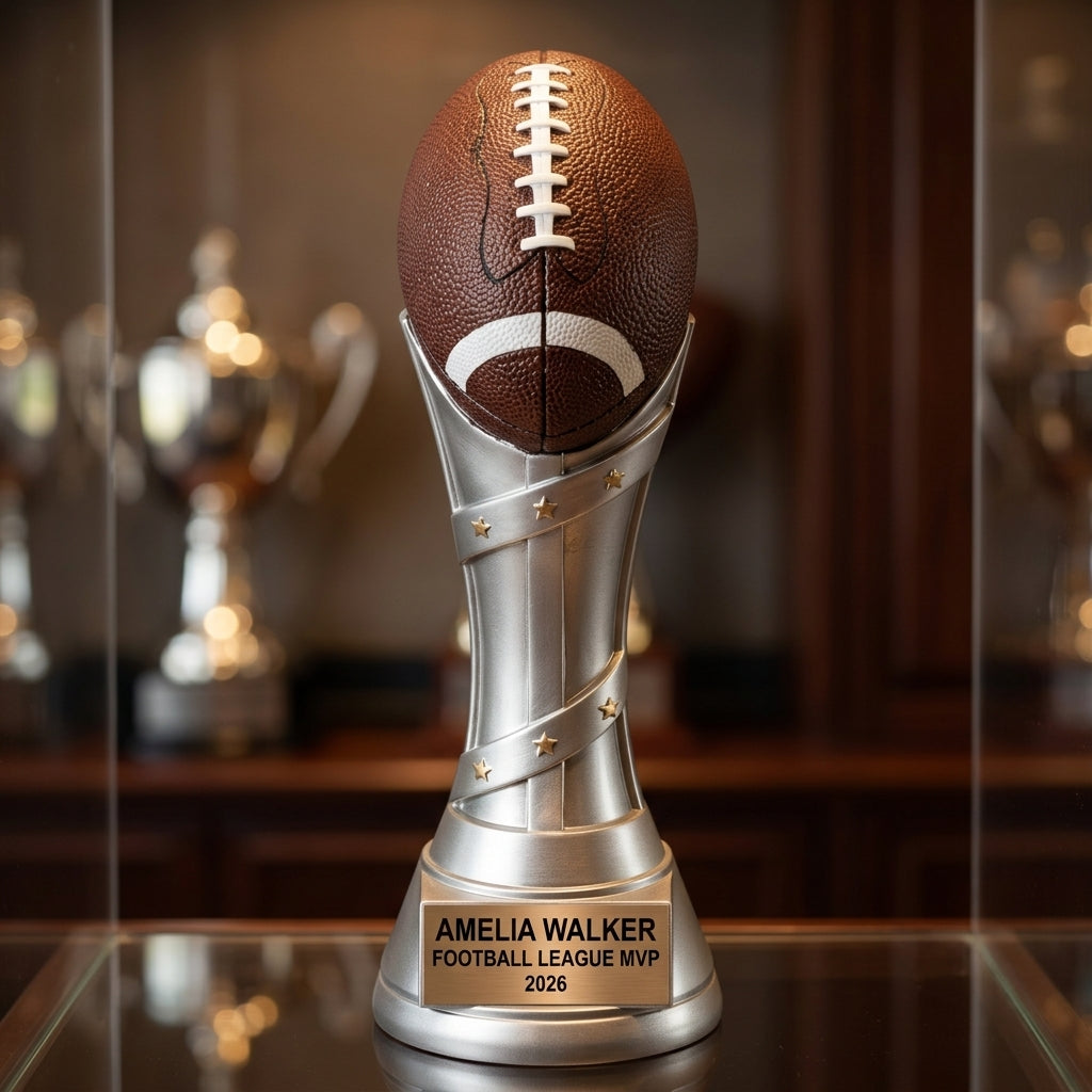 Football Trophy Award | Personalized | Custom Engraved | Football Award | Football Gift | Team Award | Personalized Gift - View 1