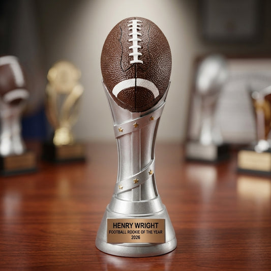 Football Trophy Award | Personalized | Custom Engraved | Football Award | Football Gift | Team Award | Personalized Gift - View 2