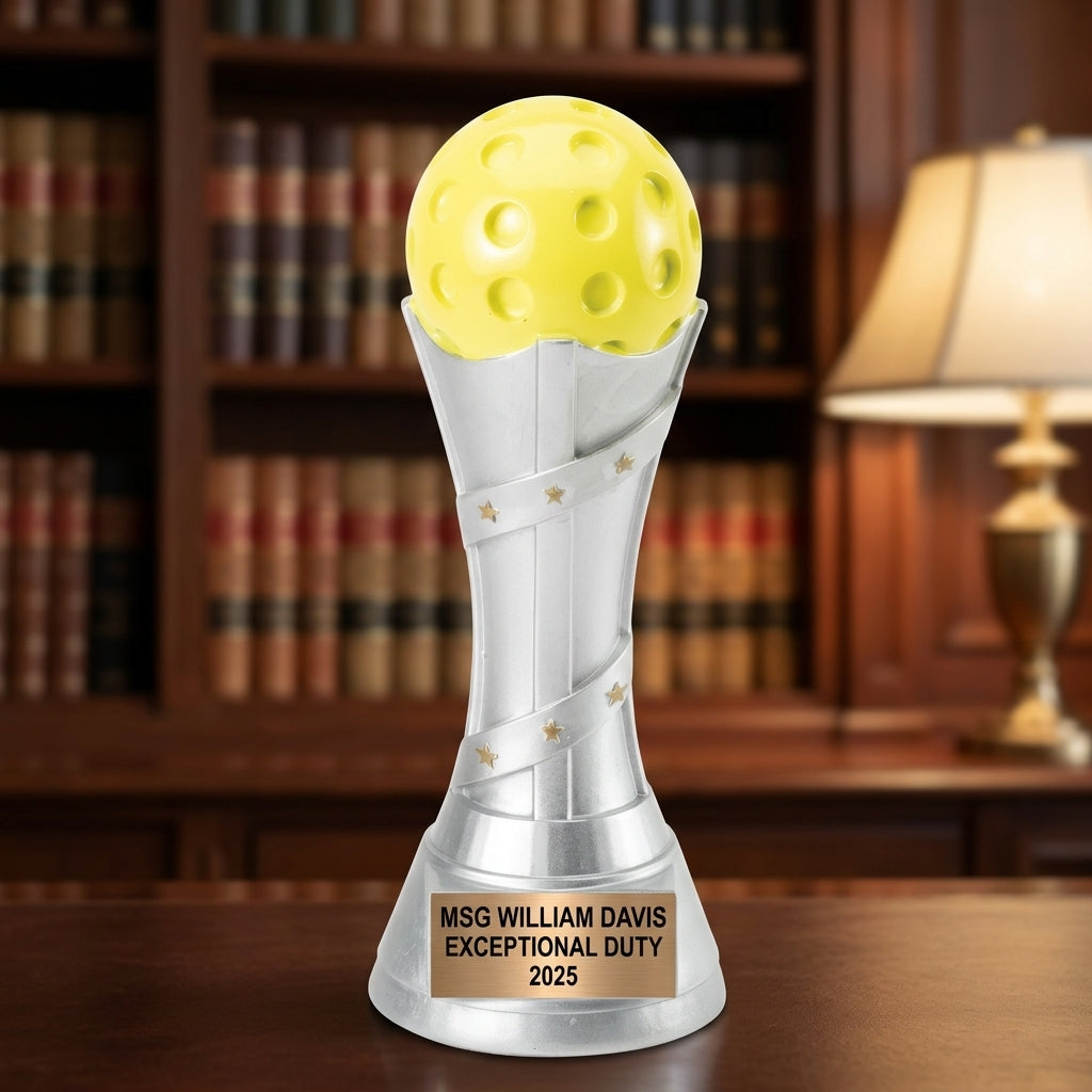 Sports Award Trophy | Personalized | Custom Engraved | Team Trophy | Sports Gift | Tournament Award | Champion Trophy - View 3