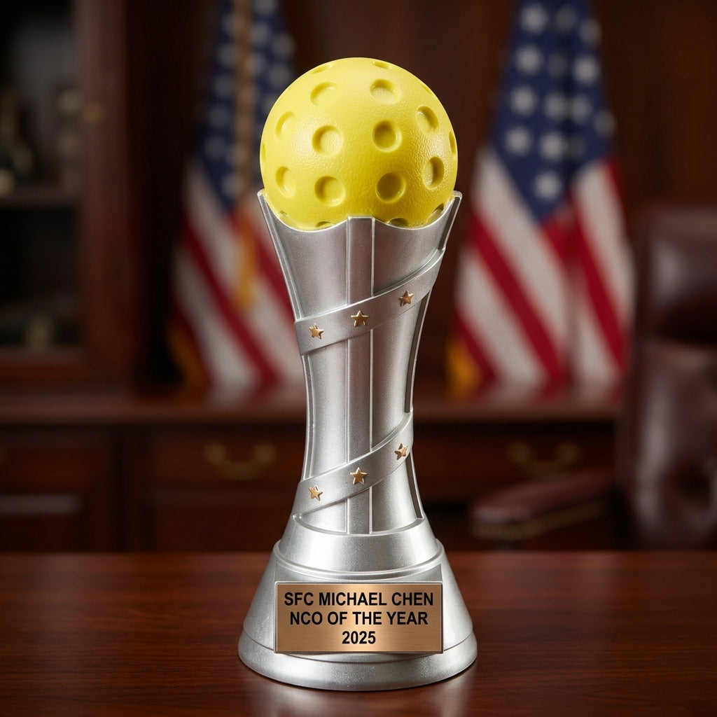 Sports Trophy Award | Personalized | Custom Engraved | Team Award | Tournament Trophy | Recognition Gift | Wood Unlimited - View 1