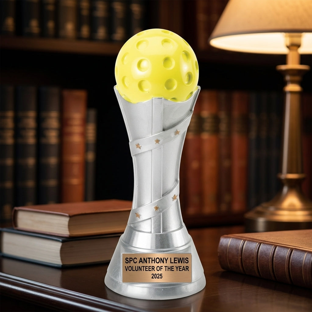 Sports Trophy Award | Personalized | Custom Engraved | Team Award | Tournament Trophy | Recognition Gift | Wood Unlimited - View 3
