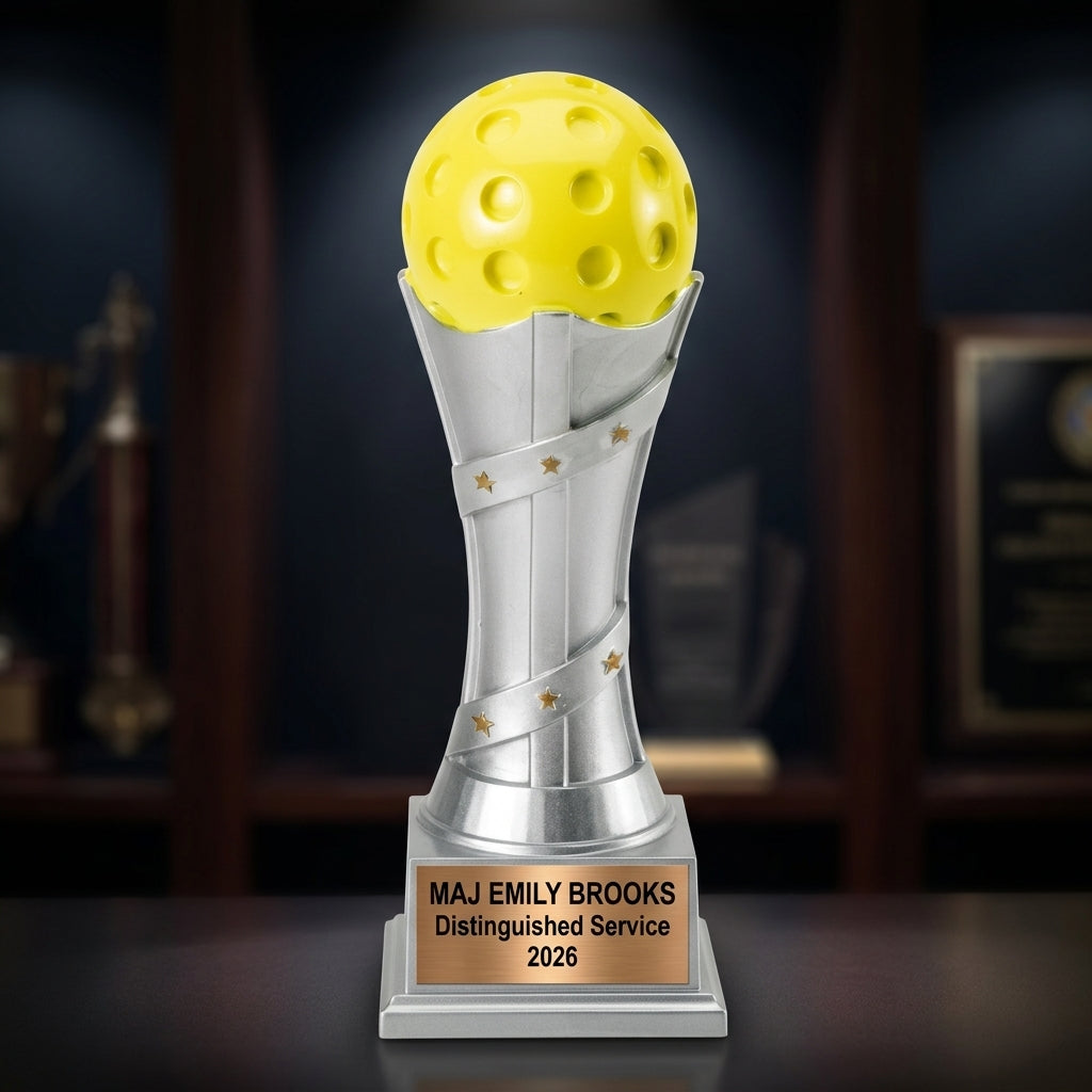 Sports Trophy Award | Personalized | Custom Engraved | Team Award | Tournament Trophy | Recognition Gift | Wood Unlimited - View 4