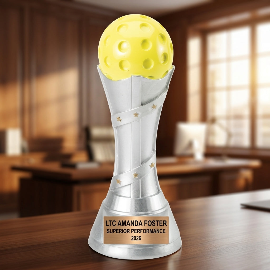 Sports Trophy Award | Personalized | Custom Engraved | Team Award | Tournament Trophy | Recognition Gift | Wood Unlimited - View 5