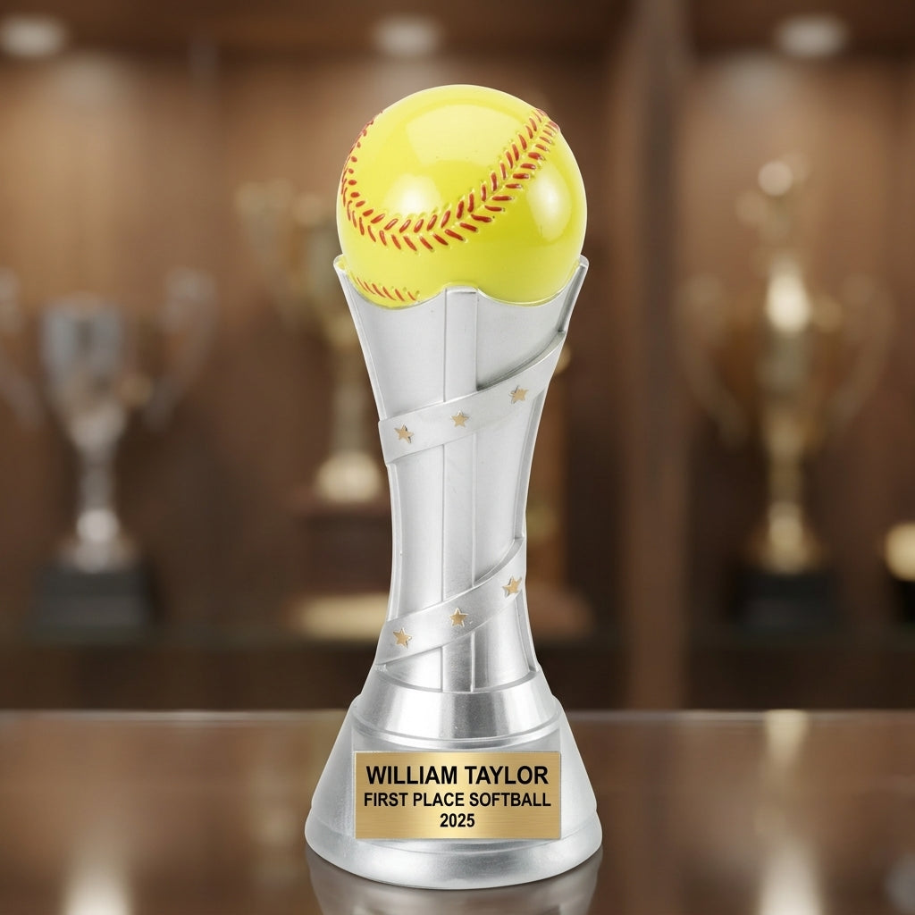 Personalized | Softball Award | Custom Engraved | Softball Trophy | Team Award | MVP Gift | Coach Appreciation | Youth League - View 1
