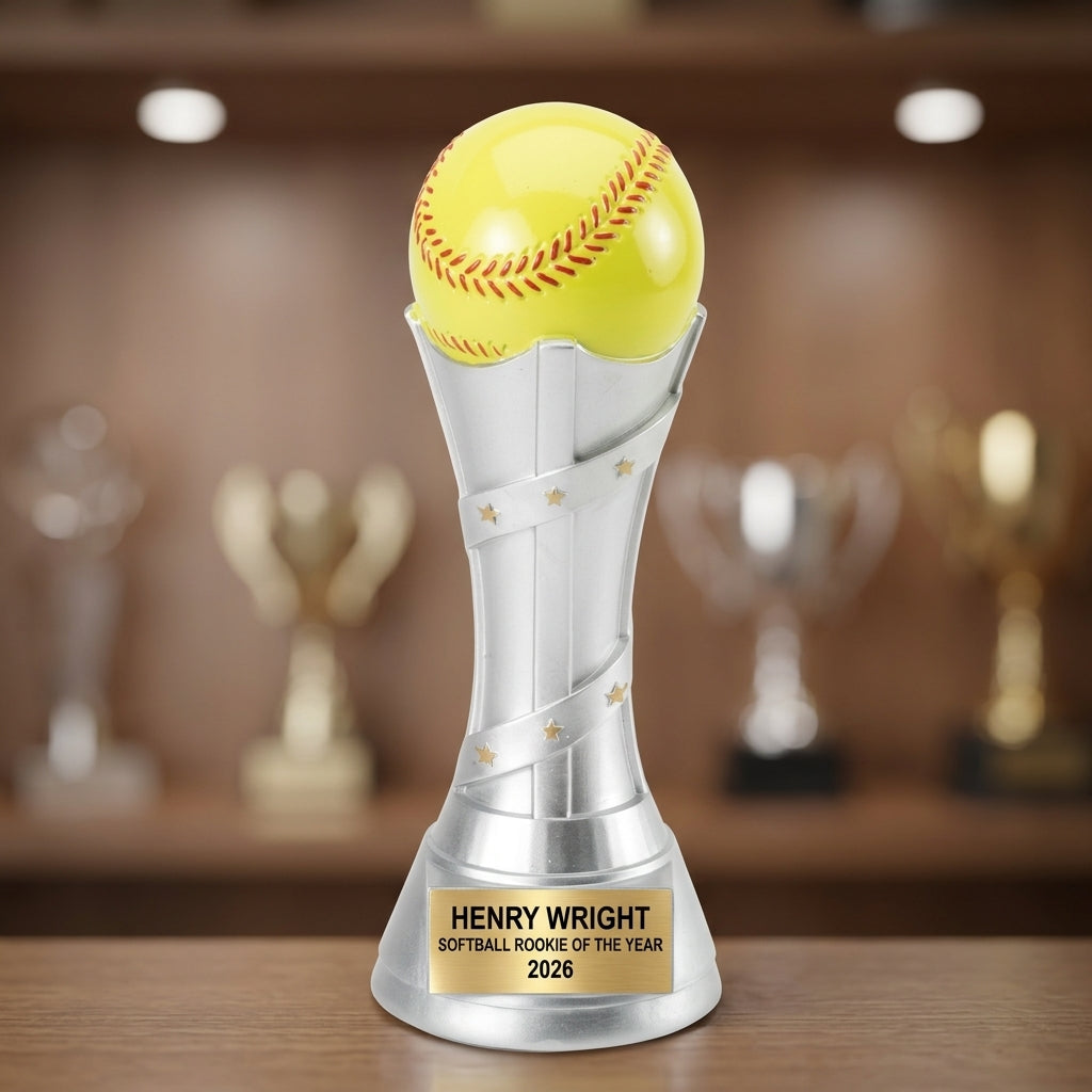 Personalized | Softball Award | Custom Engraved | Softball Trophy | Team Award | MVP Gift | Coach Appreciation | Youth League - View 4