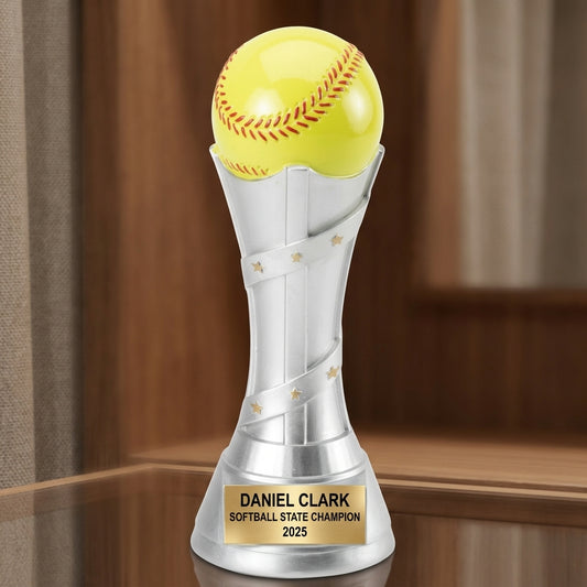 Personalized | Softball Award | Custom Engraved | Softball Trophy | Personalized Award | Engraved Gift | Team Champion | MVP Award - View 1