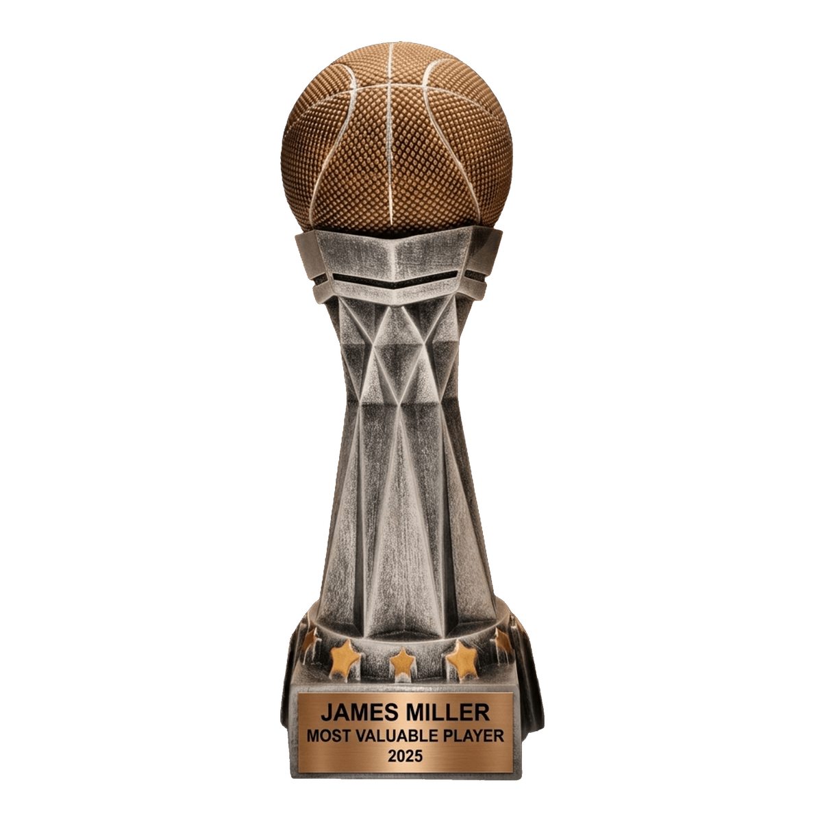 Basketball Award Trophy | Personalized | Custom Engraved Name Plate | Basketball Gift | Sports Award | Team Trophy