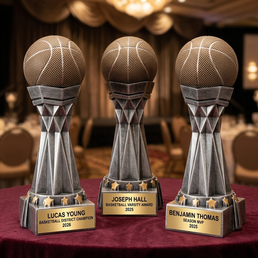 Personalized | Basketball Award | Custom Engraved | Trophy | Award | Custom | Engraved | Youth | Champion | MVP | Team - View 6
