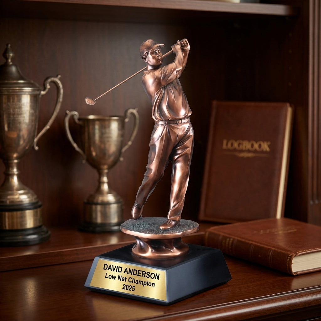 Personalized | Golf Award | Custom Engraved | Golf Trophy | Personalized Golfer | Engraved Award | Tournament Prize | Championship Gift - View 1