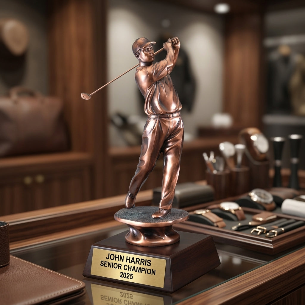 Personalized | Golf Award | Custom Engraved | Golf Trophy | Personalized Golfer | Engraved Award | Tournament Prize | Championship Gift - View 3