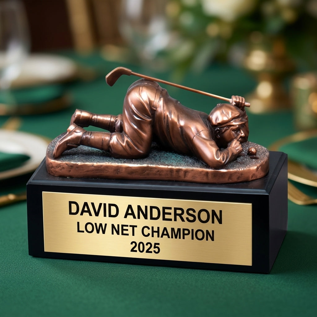 Personalized | Golf Award | Custom Engraved | Golf Trophy | Golfer Award | Engraved Golf | Custom Trophy | Club Champion - View 2